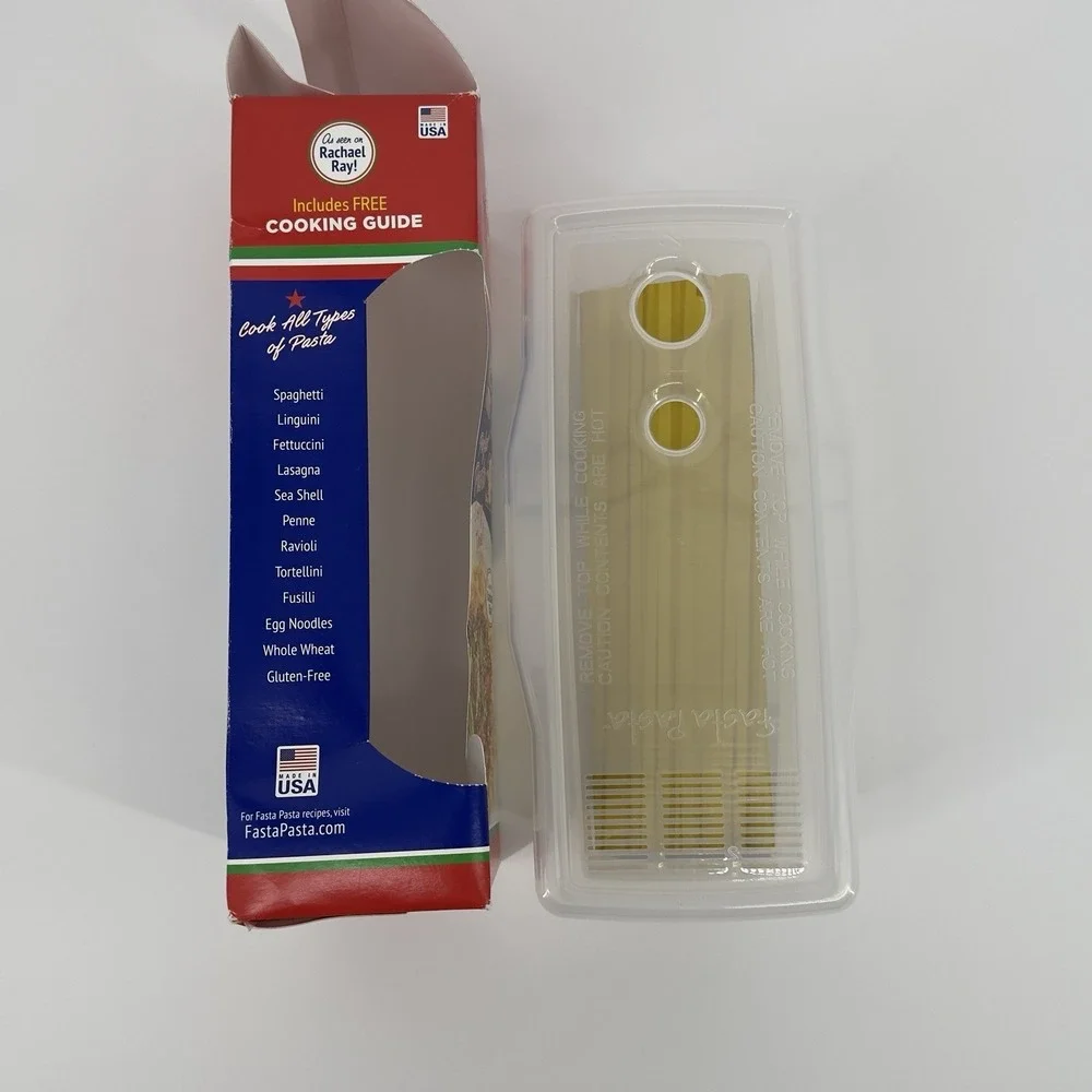 Fasta Pasta Microwave Cooker Original As Seen On TV Strainer Container USA‎
